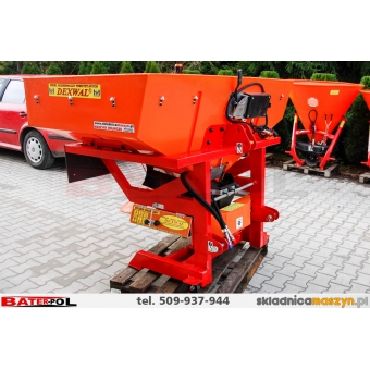 Piaskarka DEXWALL 1200L z napędem i otwieraniem hydraulicznym 